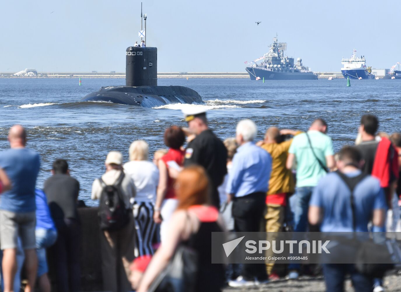 Russia Navy Day Parade Rehearsal