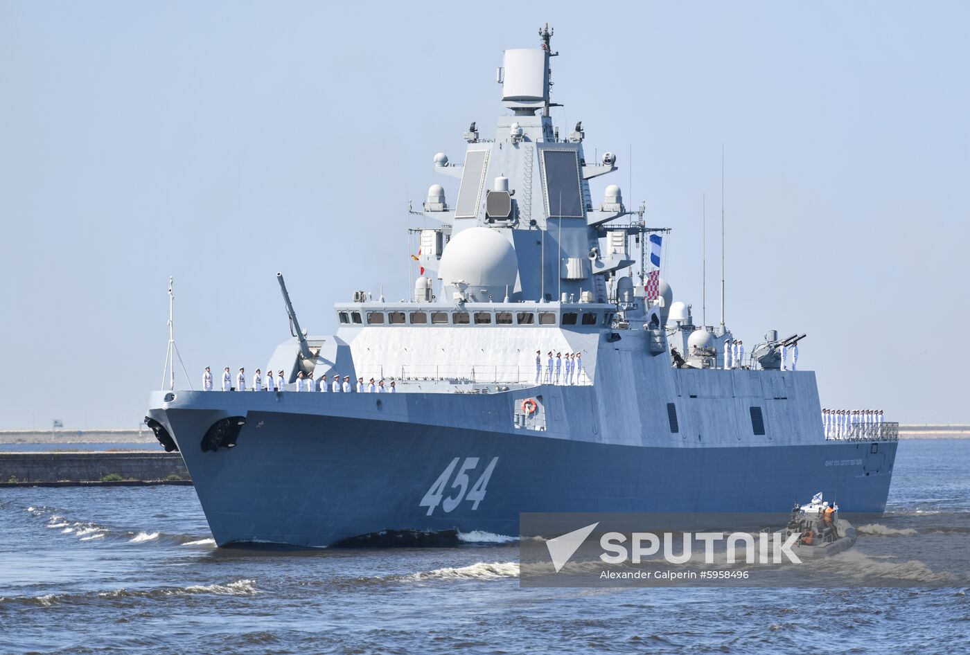 Russia Navy Day Parade Rehearsal