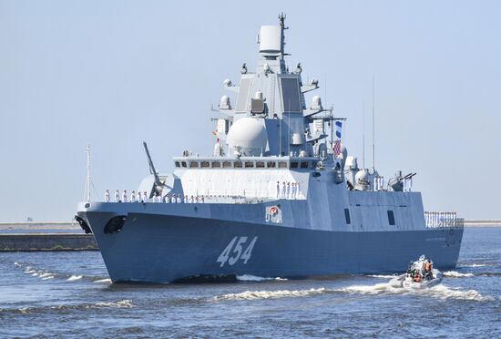 Russia Navy Day Parade Rehearsal 