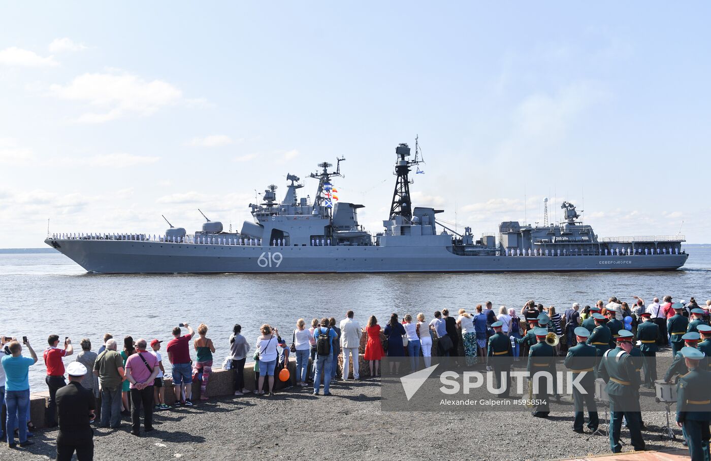 Russia Navy Day Parade Rehearsal