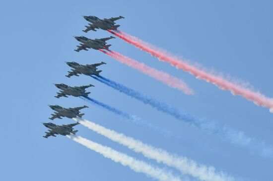 Russia Navy Day Parade Rehearsal 