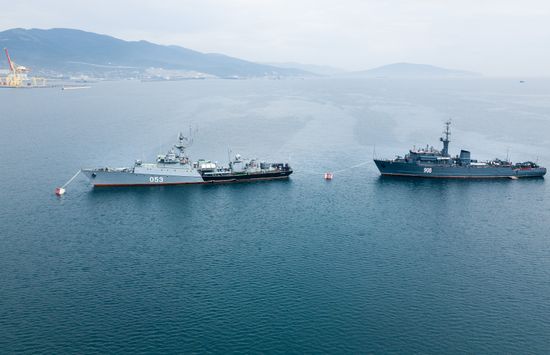 Russia Navy Day Parade Rehearsal 