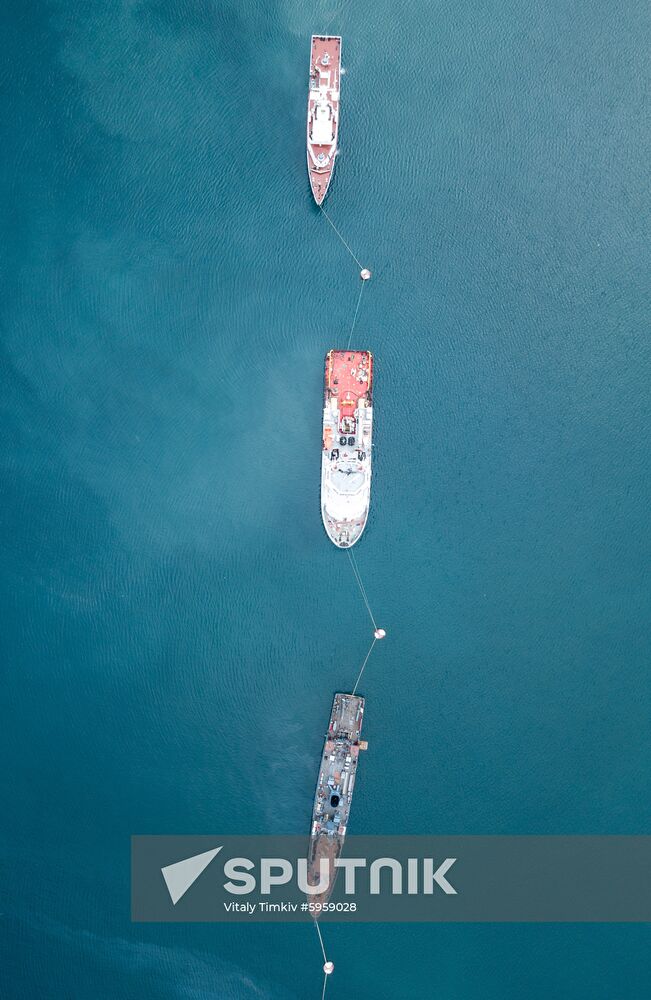 Russia Navy Day Parade Rehearsal
