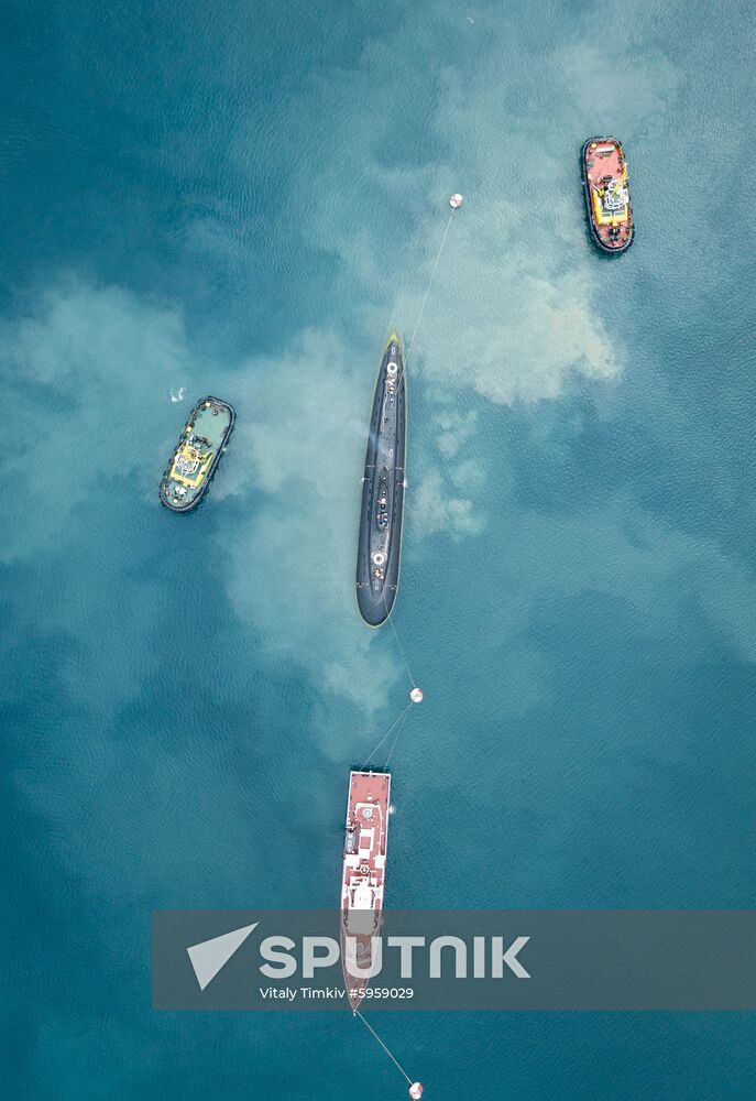 Russia Navy Day Parade Rehearsal
