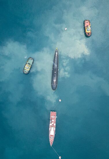 Russia Navy Day Parade Rehearsal 