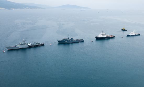Russia Navy Day Parade Rehearsal 