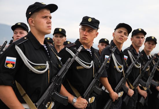Russia Navy Day Parade Rehearsal 