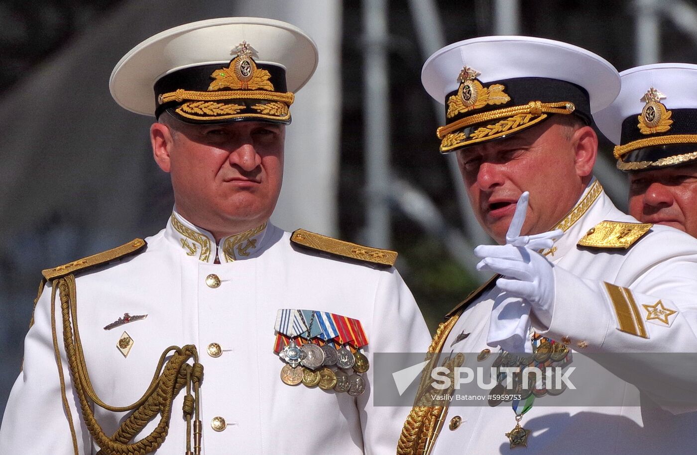 Russia Navy Day Parade Rehearsal