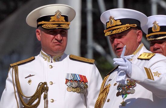 Russia Navy Day Parade Rehearsal 