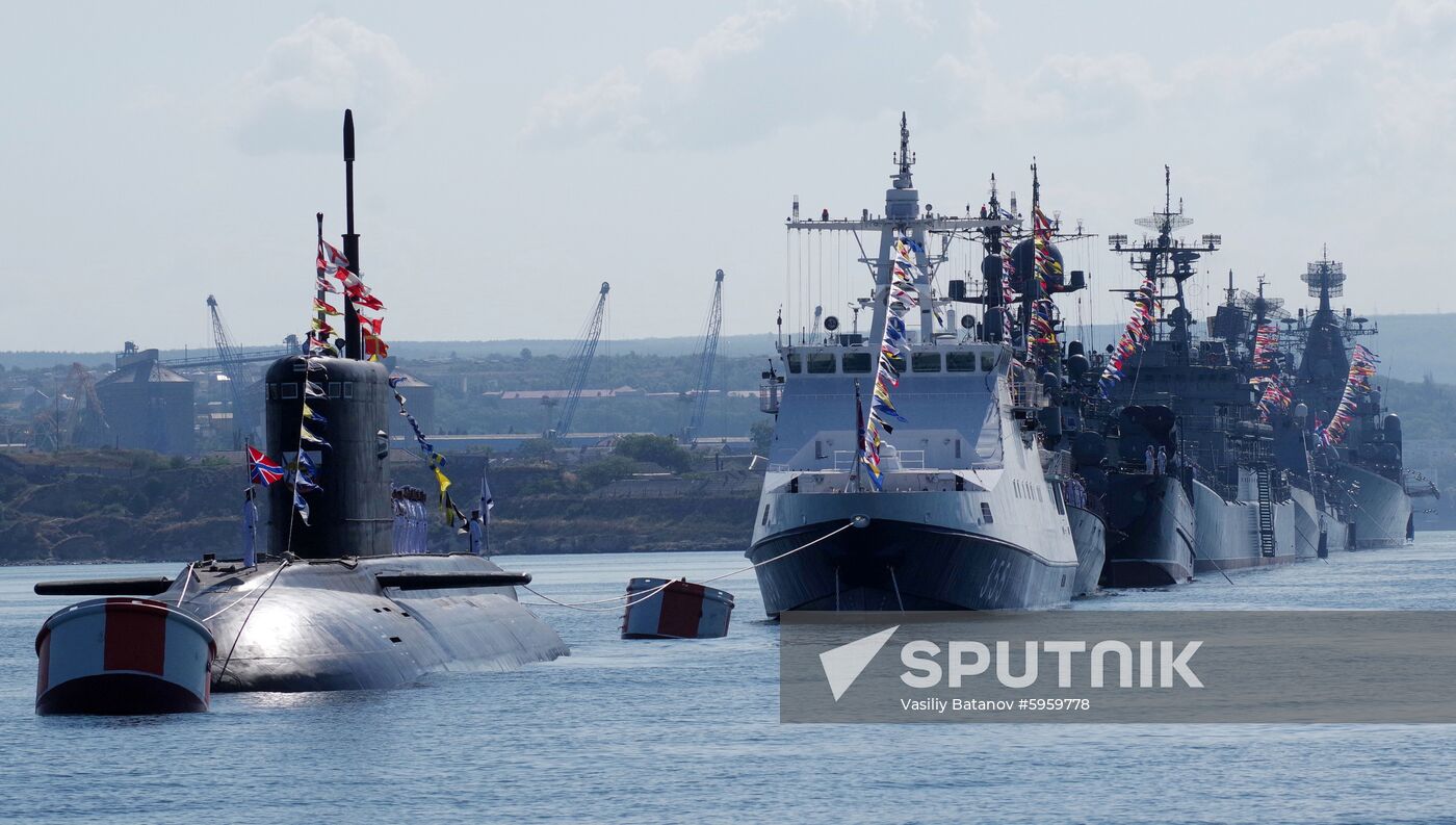 Russia Navy Day Parade Rehearsal 