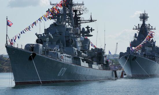 Russia Navy Day Parade Rehearsal 