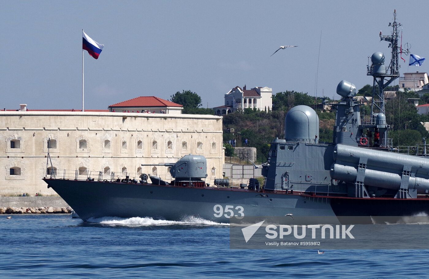 Russia Navy Day Parade Rehearsal