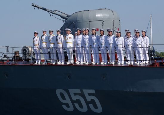 Russia Navy Day Parade Rehearsal 