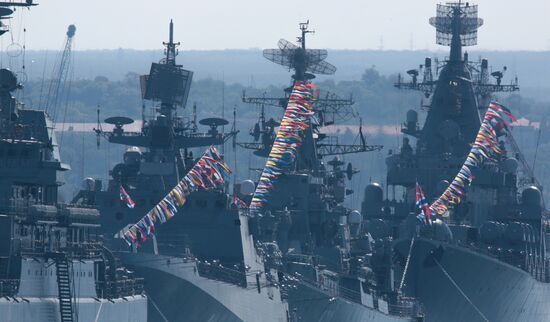 Russia Navy Day Parade Rehearsal 