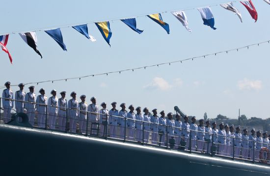 Russia Navy Day Parade Rehearsal 