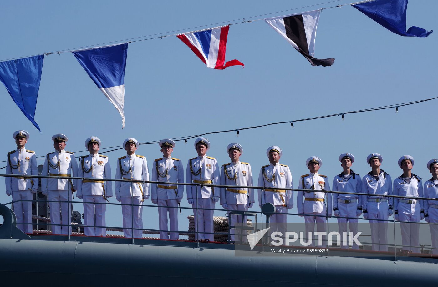 Russia Navy Day Parade Rehearsal