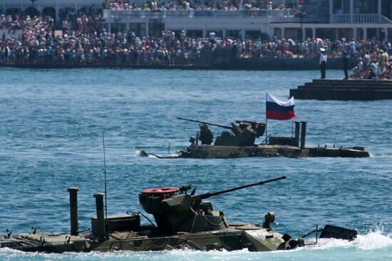 Russia Navy Day Parade Rehearsal 