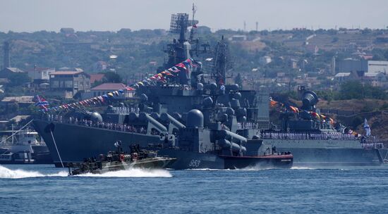 Russia Navy Day Parade Rehearsal 