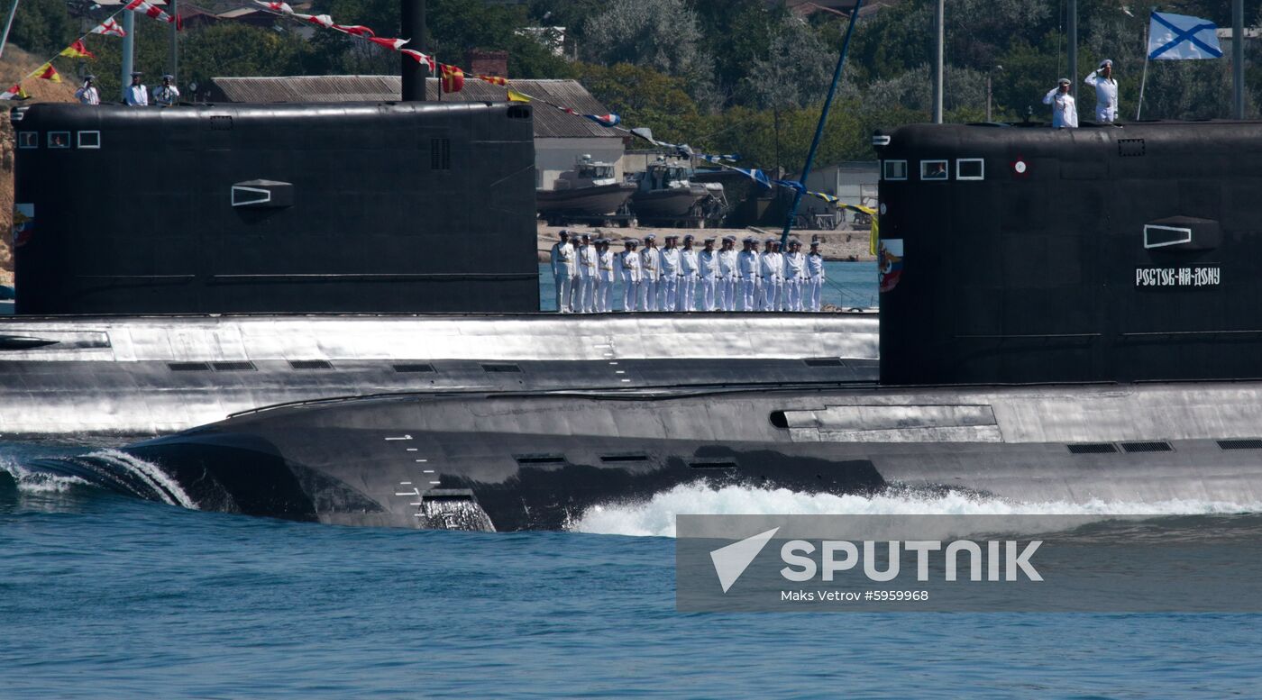 Russia Navy Day Parade Rehearsal