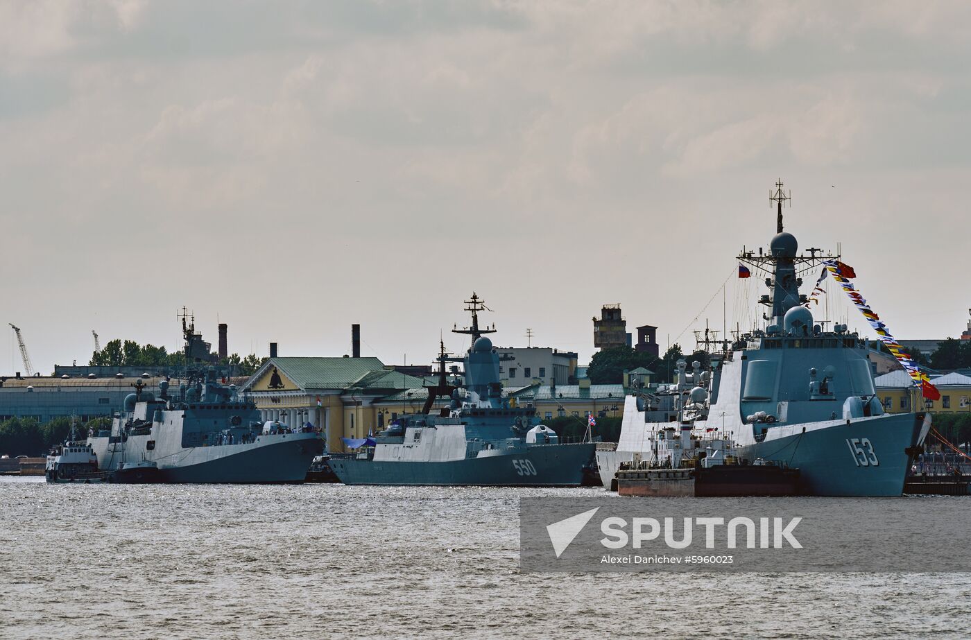 Russia India China Warships