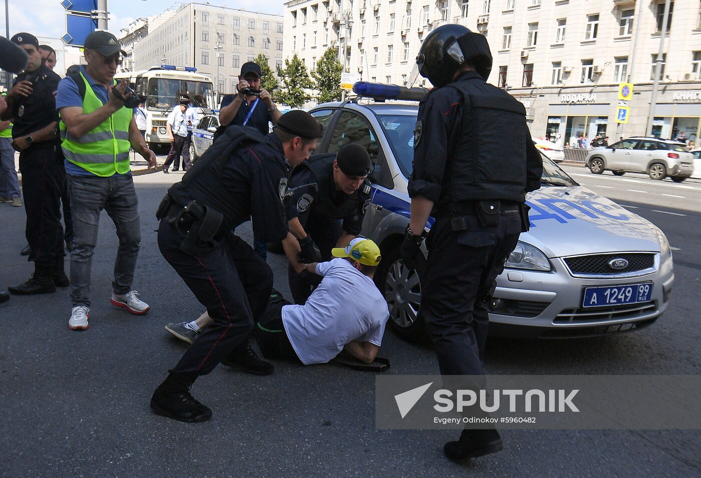 Russia Moscow Parliament Elections Protests