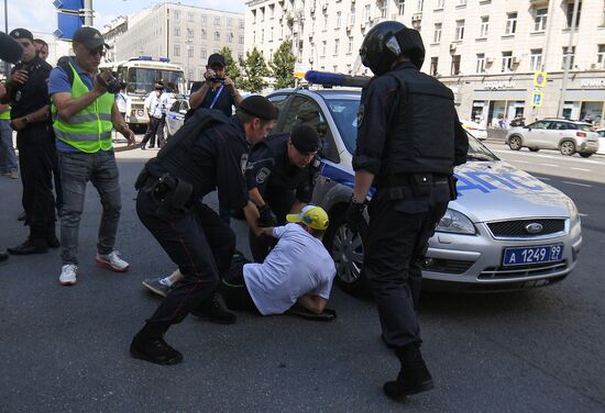 Russia Moscow Parliament Elections Protests