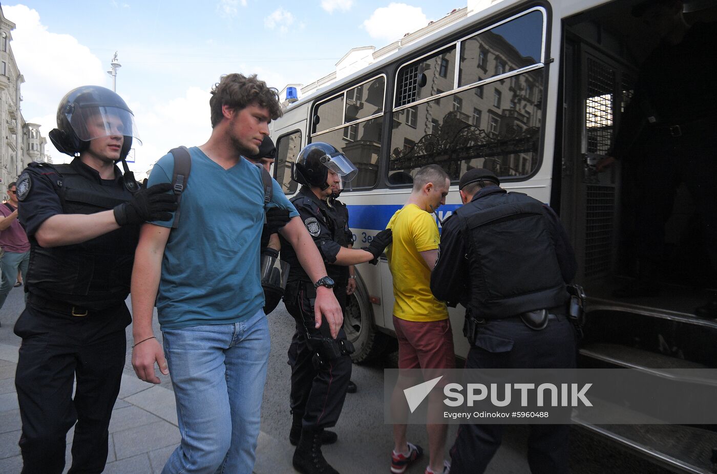 Russia Moscow Parliament Elections Protests