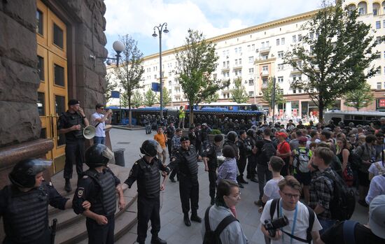 Russia Moscow Parliament Elections Protests