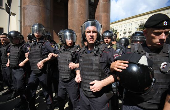 Russia Moscow Parliament Elections Protests