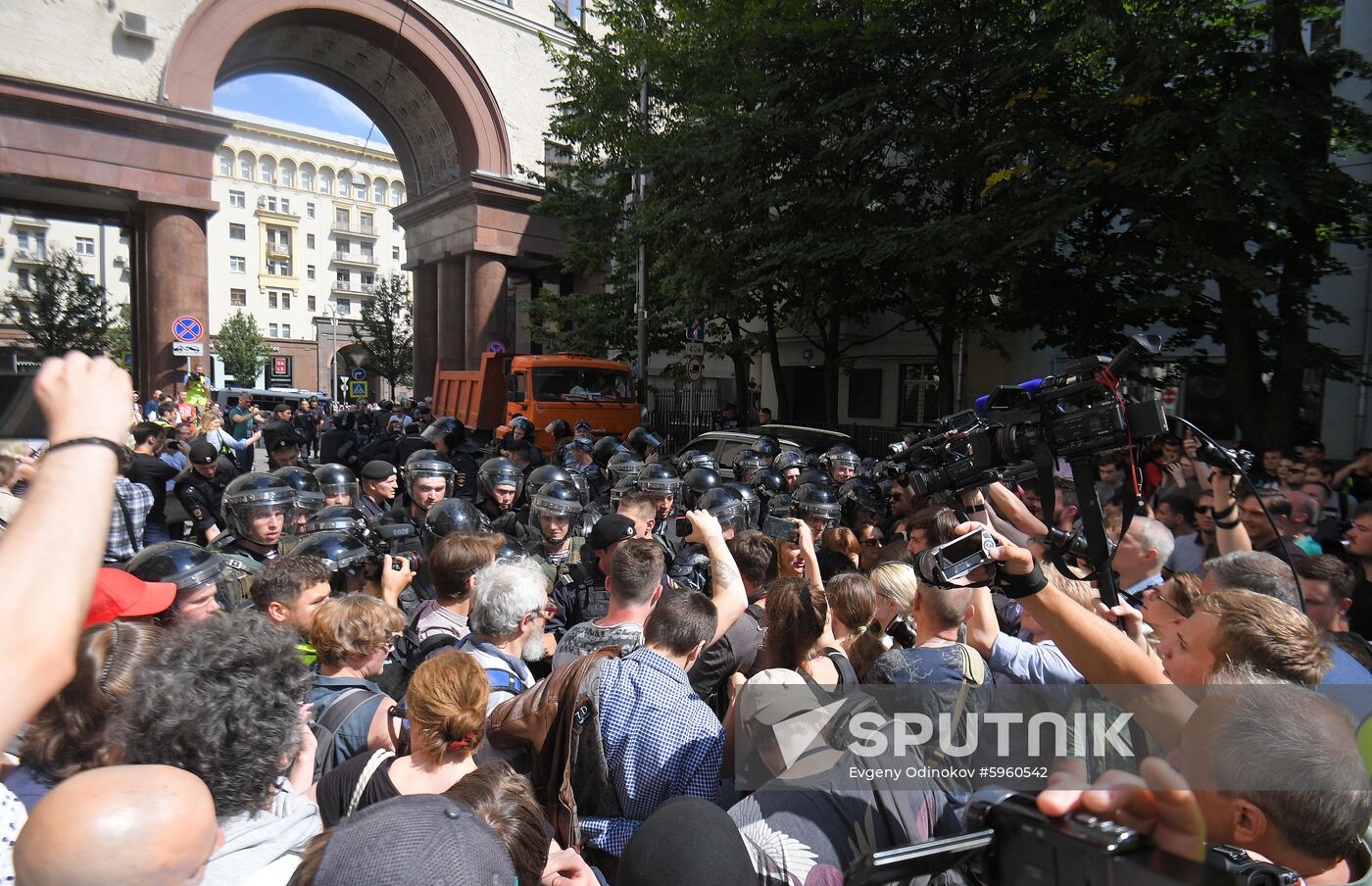 Russia Moscow Parliament Elections Protests