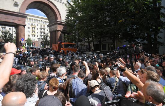 Russia Moscow Parliament Elections Protests
