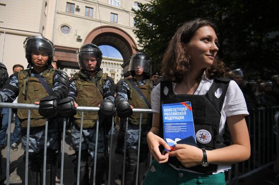 Russia Moscow Parliament Elections Protests