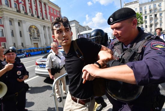Russia Moscow Parliament Elections Protests