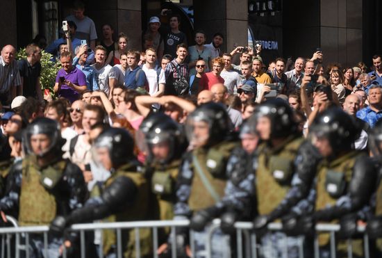 Russia Moscow Parliament Elections Protests