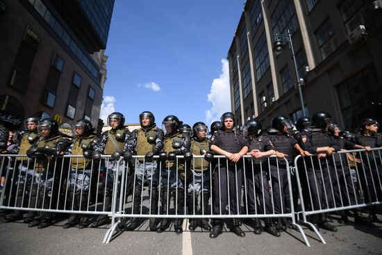 Russia Moscow Parliament Elections Protests