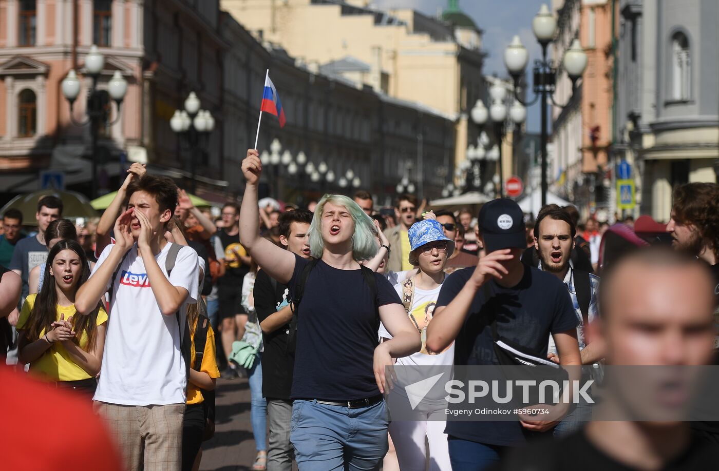 Russia Moscow Parliament Elections Protests