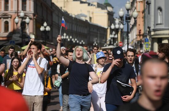 Russia Moscow Parliament Elections Protests