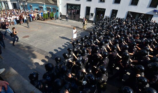 Russia Moscow Parliament Elections Protests