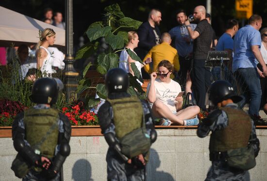 Russia Moscow Parliament Elections Protests