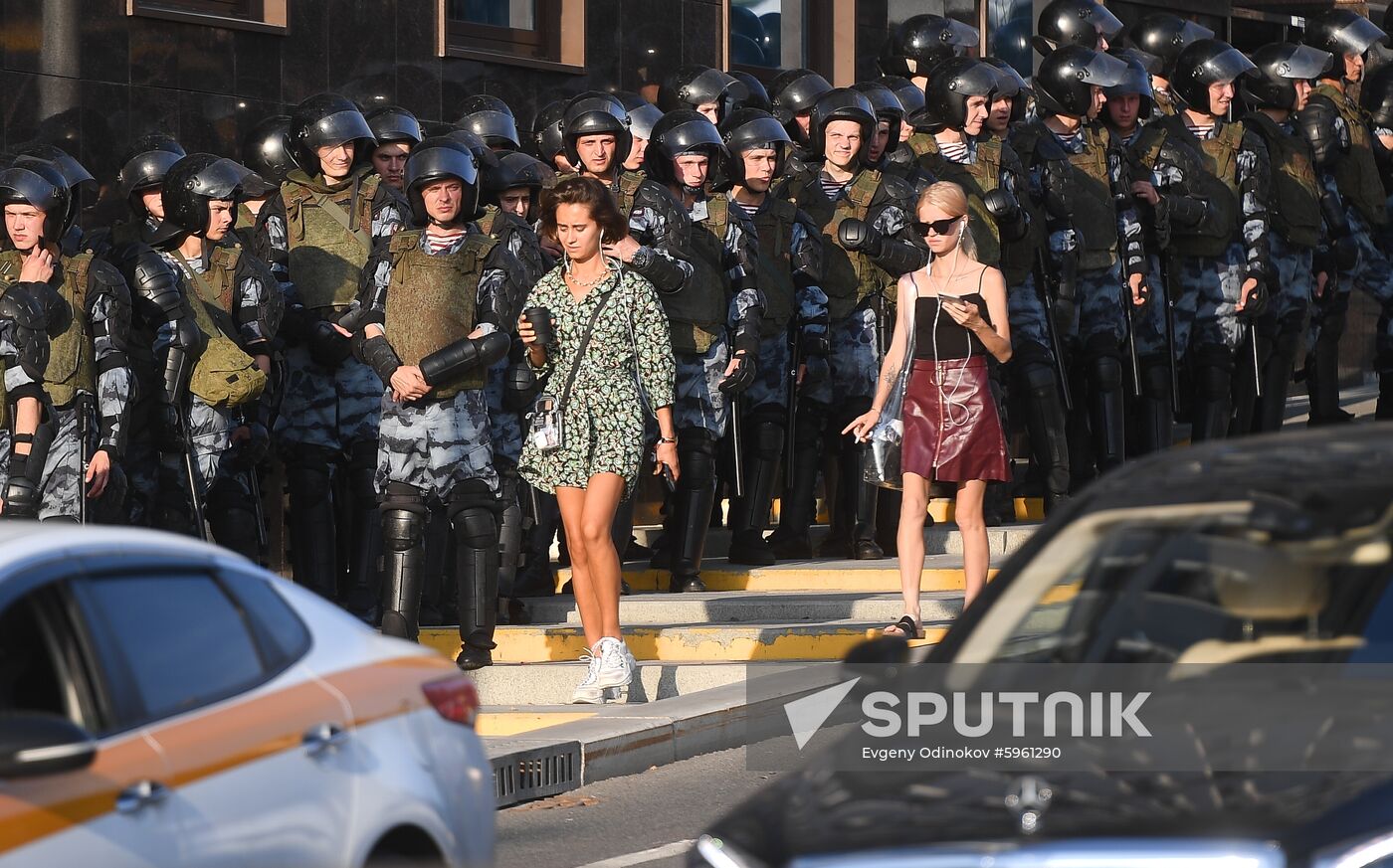 Russia Moscow Parliament Elections Protests