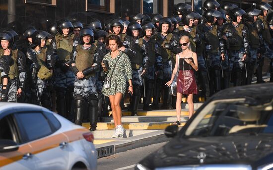 Russia Moscow Parliament Elections Protests