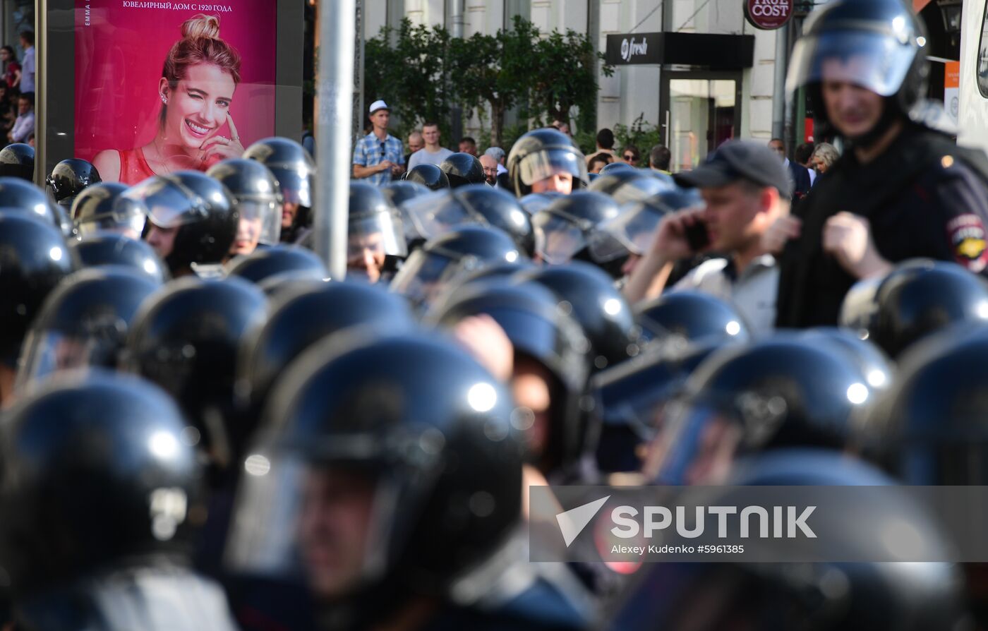 Russia Moscow Parliament Elections Protests