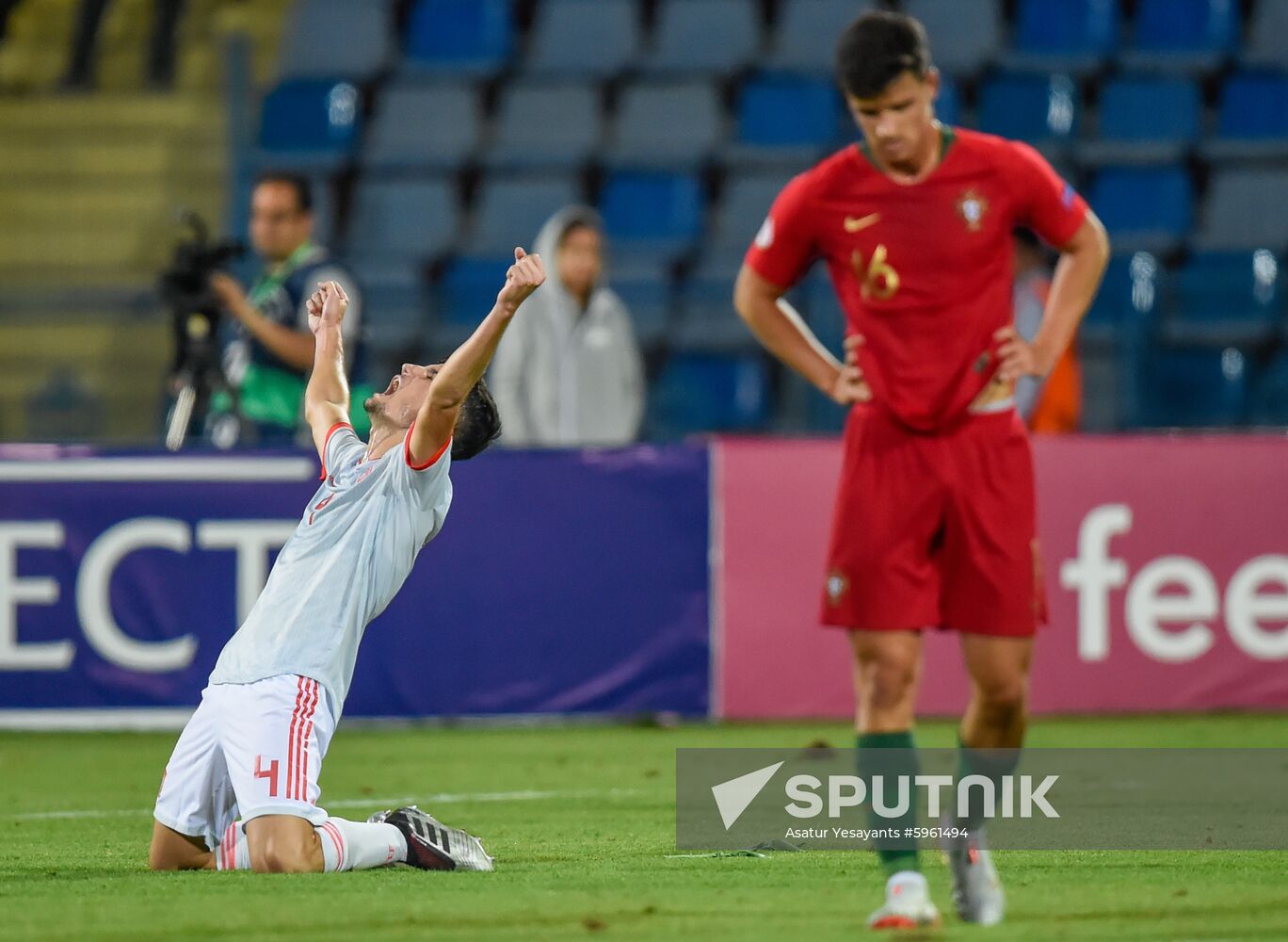 Armenia Soccer U19 Euro Porugal - Spain