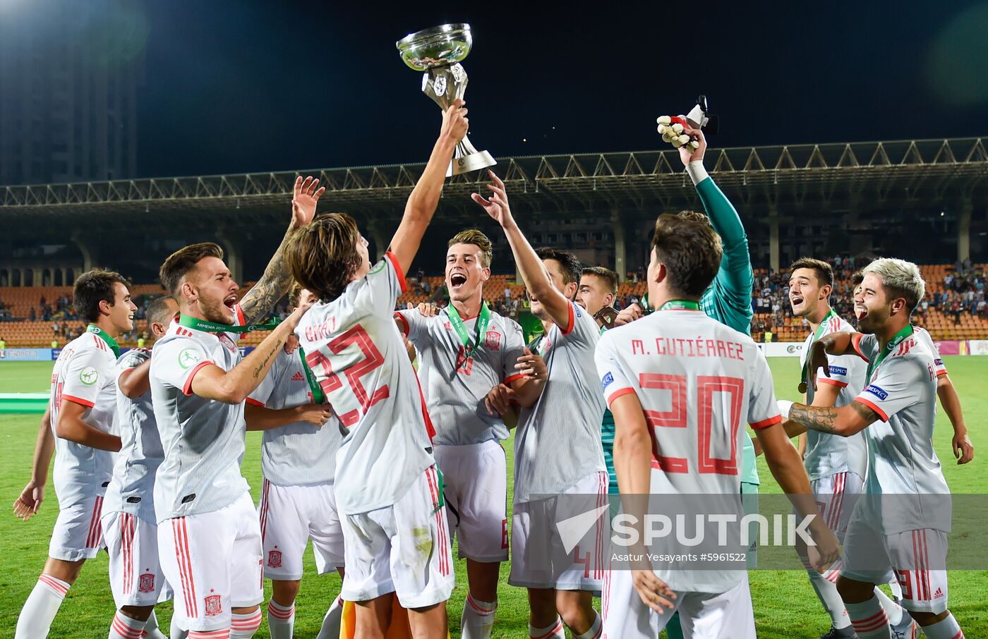 Armenia Soccer U19 Euro Porugal - Spain