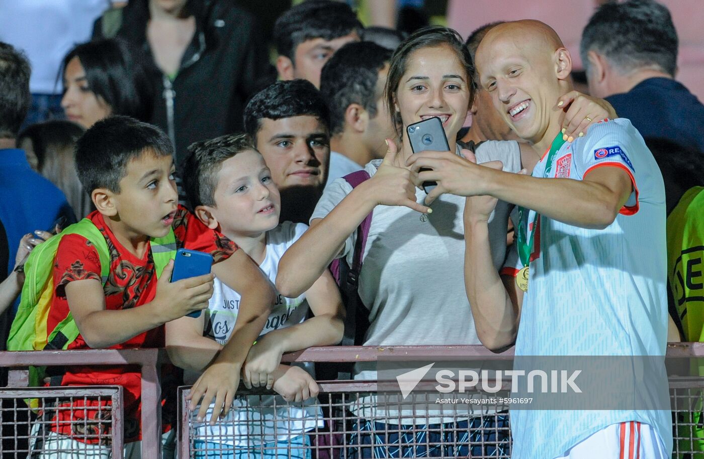 Armenia Soccer U19 Euro Porugal - Spain