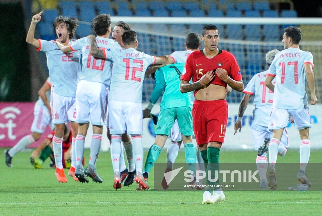 Armenia Soccer U19 Euro Porugal - Spain