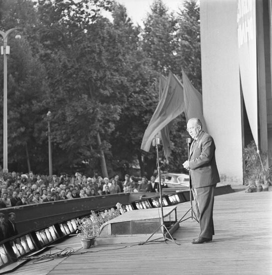 Chairman of USSR State Committee for Cinematography Alexei Romanov