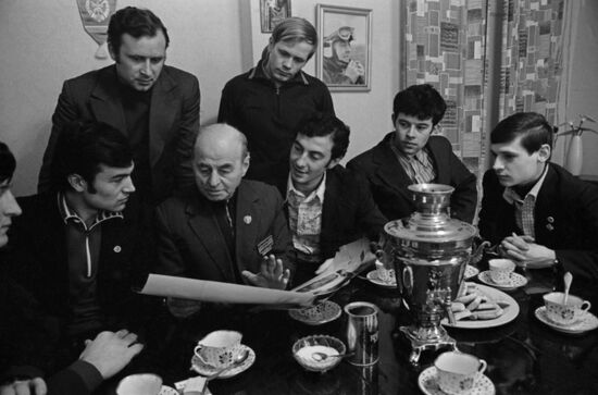 Soviet race driver and designer Vladimir Nikitin