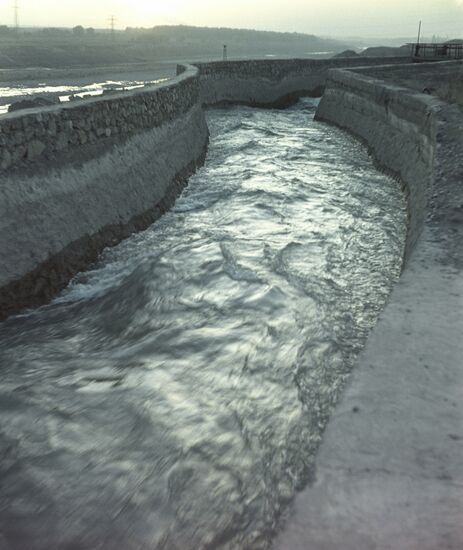 Syrdarya River in Tajikistan