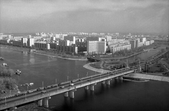 Rusanovka residential district in Kiev